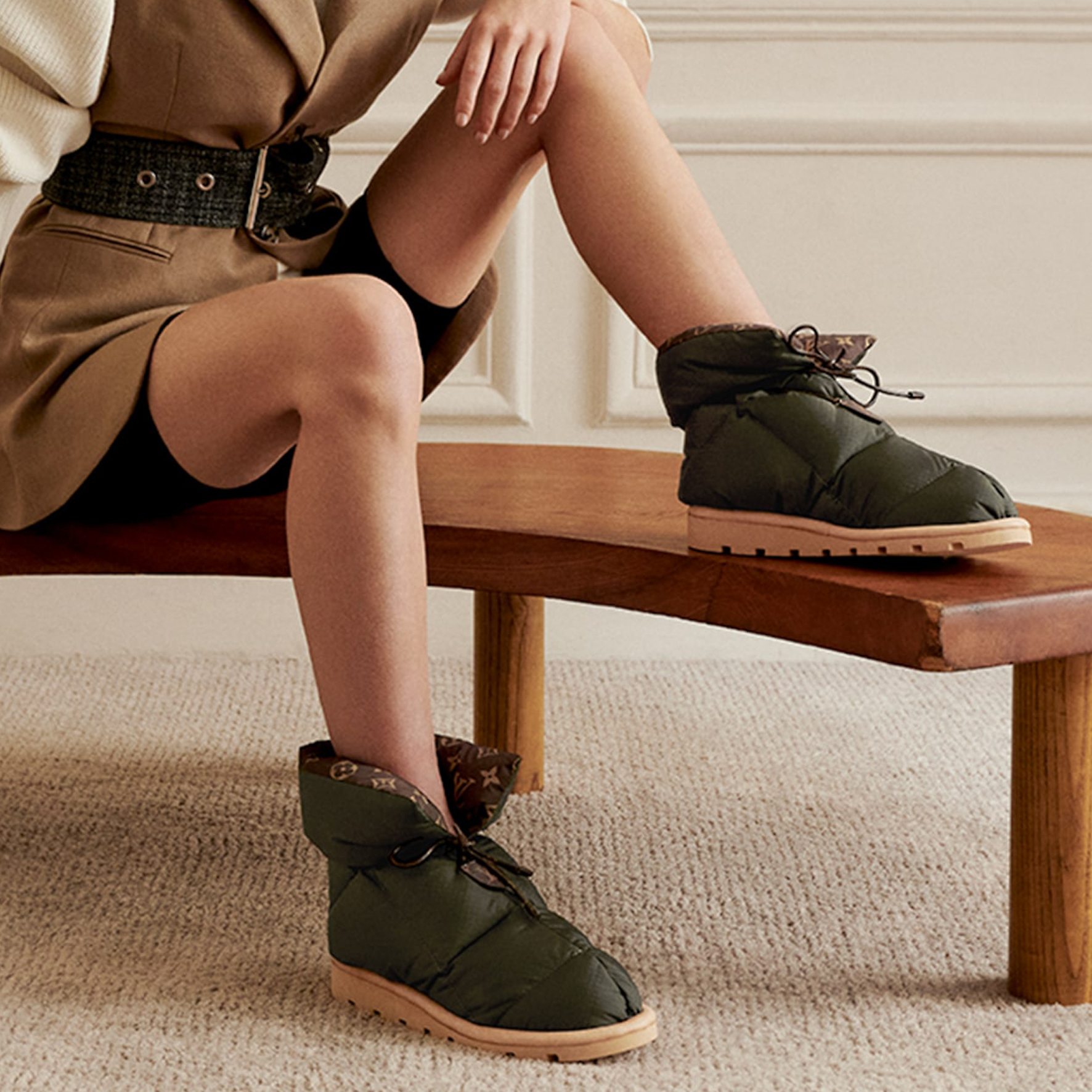 (W) LV Pillow CMFT Ankle Boots 'Olive Green with Brown' 圖 6