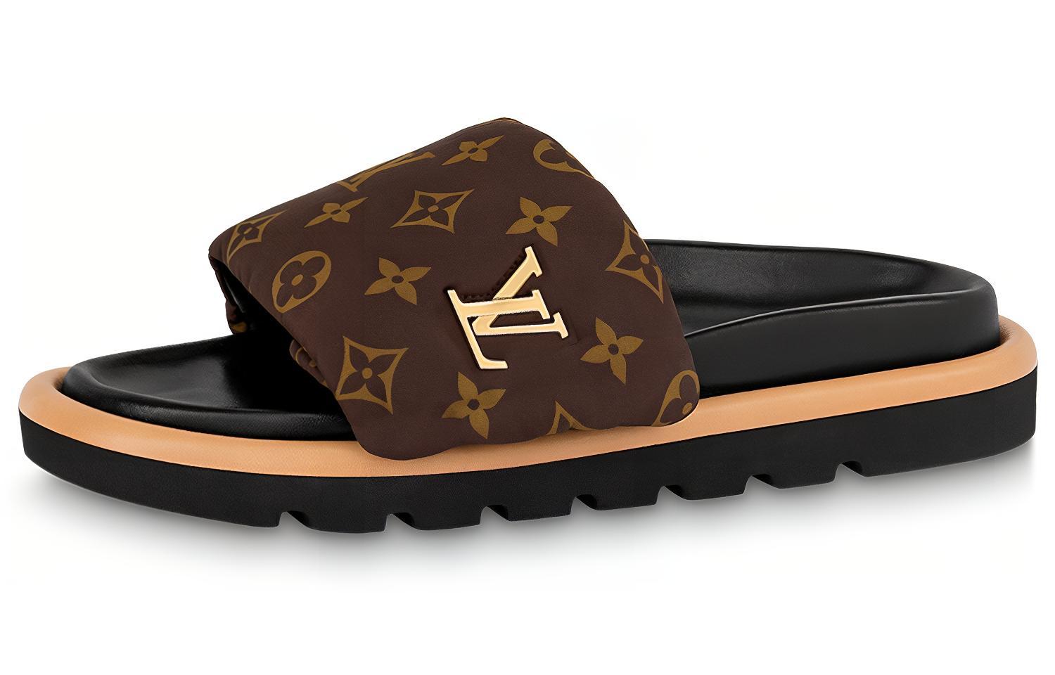 (Women) Louis Vuitton Pillow Boot 'Mono Brown' 1ABGIT