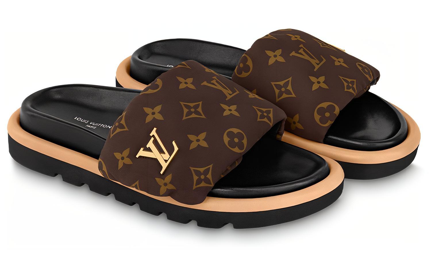 Lookbook (W) 路易威登枕头靴'单棕色' 1ABGIT