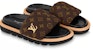 (W) But Louis Vuitton Pillow Boot 'Mono Coklat' 1ABGIT