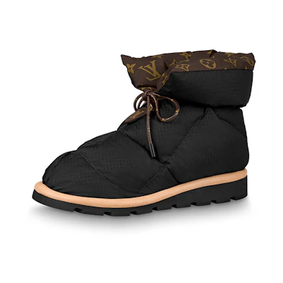 (W) LV Pillow CMFT Ankle Boots 'Black with Brown'