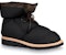 (W) Louis Vuitton But Ankle Bantal Selesa 'Hitam dengan Coklat' 1A8T3B