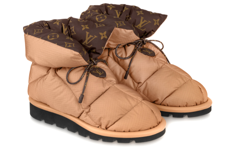(W) LV Pillow CMFT Ankle Boots 'Beige with Brown Monogram Collar' 圖 3