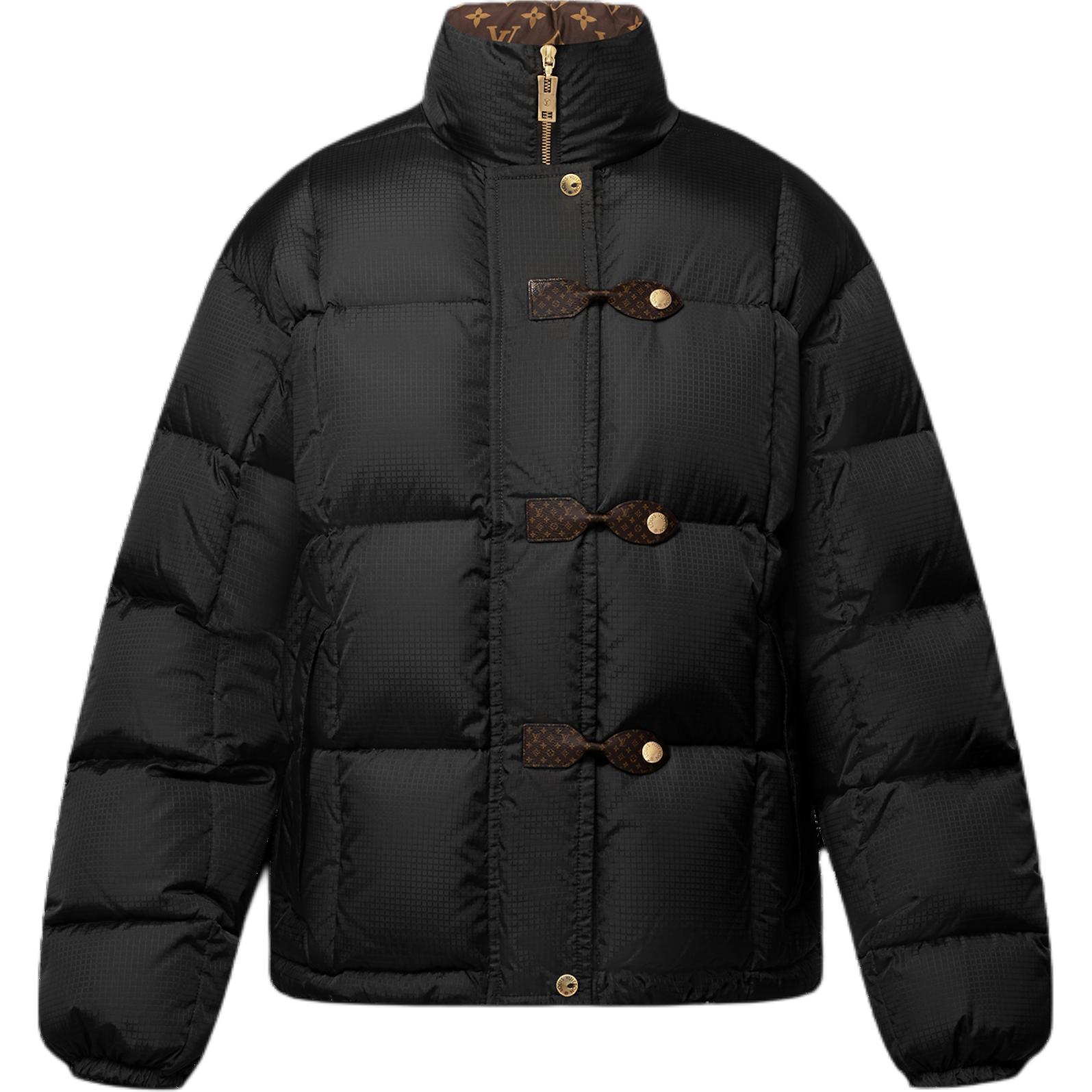 Order (Women) Louis Vuitton Pillow Puffer Jacket Black 1AHEMO