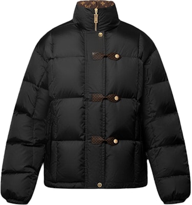 (Women) LOUIS VUITTON Pillow Puffer Jacket Black Single-Breasted Loose Fit 1AHEMP Order (Women) LOUIS VUITTON Pillow Puffer Jacket Black Single-Breasted Loose Fit 1AHEMP