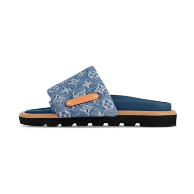 (W) LV Pillow Slide 'Blue'