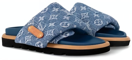 (W) Louis Vuitton Pantuflas Pillow 'Azul' 1ACJVF Lookbook (W) Louis Vuitton Pantuflas Pillow 'Azul' 1ACJVF