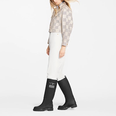 (W) LOUIS VUITTON Jaket Denim Kotak-Kotak Pink Fashion. 1A9LD0 Shop (W) LOUIS VUITTON Jaket Denim Kotak-Kotak Pink Fashion. 1A9LD0