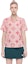 Sizing (Women) LOUIS VUITTON Pink Logo Print Cuban Collar Short Sleeve Shirt Women. 1A8RLM