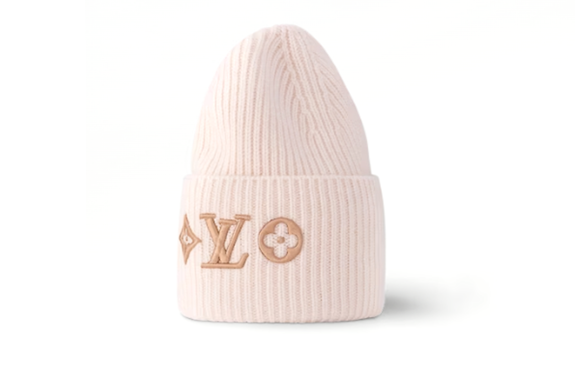 Lookbook (W) 路易威登粉色刺繡花卉羊毛毛帽 女款 M79452