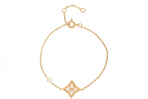 (Women) LOUIS VUITTON Pink Mother of Pearl & Diamond 18K Rose Gold Bracelet Q95538 (Women) LOUIS VUITTON Pink Mother of Pearl & Diamond 18K Rose Gold Bracelet Q95538