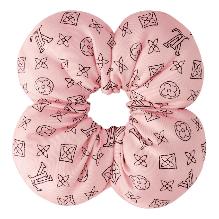 Lookbook (W) ルイヴィトン ピンク シルク ヘアタイ/シュシュ レディース用 M96840