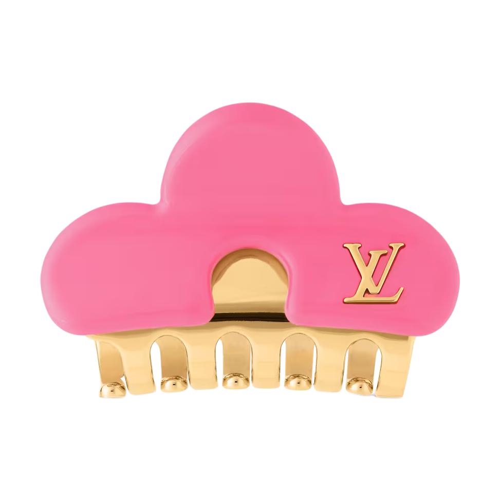 Order (Women) Louis Vuitton Pink Zinc Alloy Monogram Hair Clip  Accessory. M03028