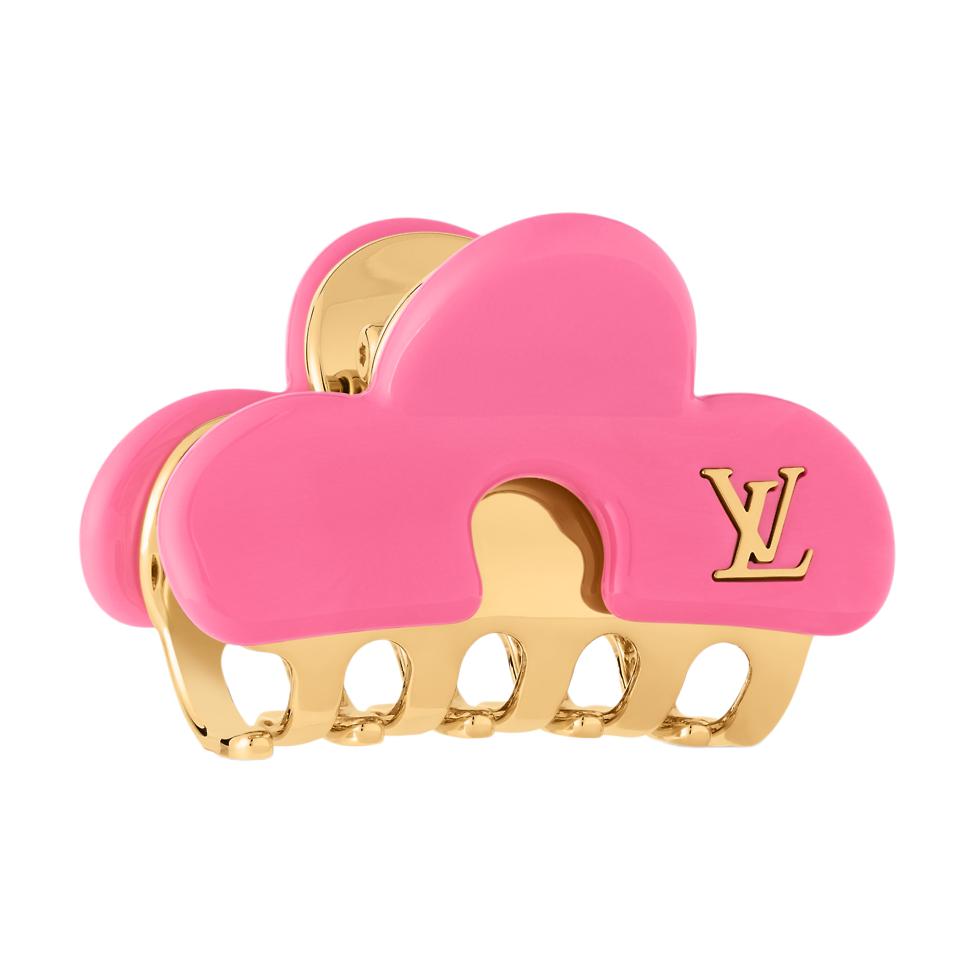 Lookbook (Women) Louis Vuitton Pink Zinc Alloy Monogram Hair Clip  Accessory. M03028
