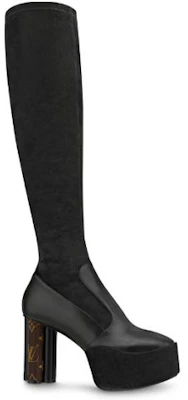 (Women) Louis Vuitton Podium High Boot 'Goat Suede Black' 1A7U7B Order (Women) Louis Vuitton Podium High Boot 'Goat Suede Black' 1A7U7B