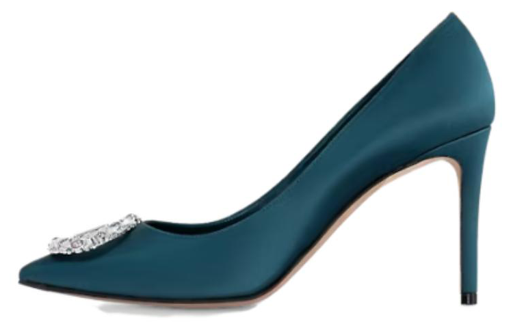 (Women) Louis Vuitton Pointed-Toe Slip-On Stiletto 'Blue' 1AC7ER
