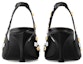 Purchase (W) Louis Vuitton Kasut Tumit Tinggi Slip-On 6.5cm 'Kulit Hitam' 1ACJC7