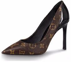 (Women) Louis Vuitton Pointed Toe Slip-On Stiletto 'Black' 10cm 1A4W3Z (Women) Louis Vuitton Pointed Toe Slip-On Stiletto 'Black' 10cm 1A4W3Z