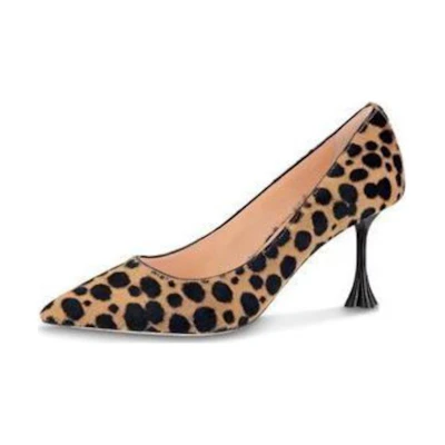 (W) LV Pointed Toe Stiletto 'Brown Leather'