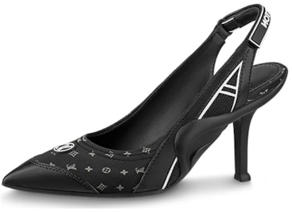 (W) Louis Vuitton Sepatu High Heel Stiletto 9cm Toe Lancip 'Hitam' 1ABH9L Buy (W) Louis Vuitton Sepatu High Heel Stiletto 9cm Toe Lancip 'Hitam' 1ABH9L