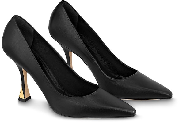 (W) Louis Vuitton Tacones de Aguja Punta Fina 'Cuero Negro de Cordero' 1ABS97 Order (W) Louis Vuitton Tacones de Aguja Punta Fina 'Cuero Negro de Cordero' 1ABS97