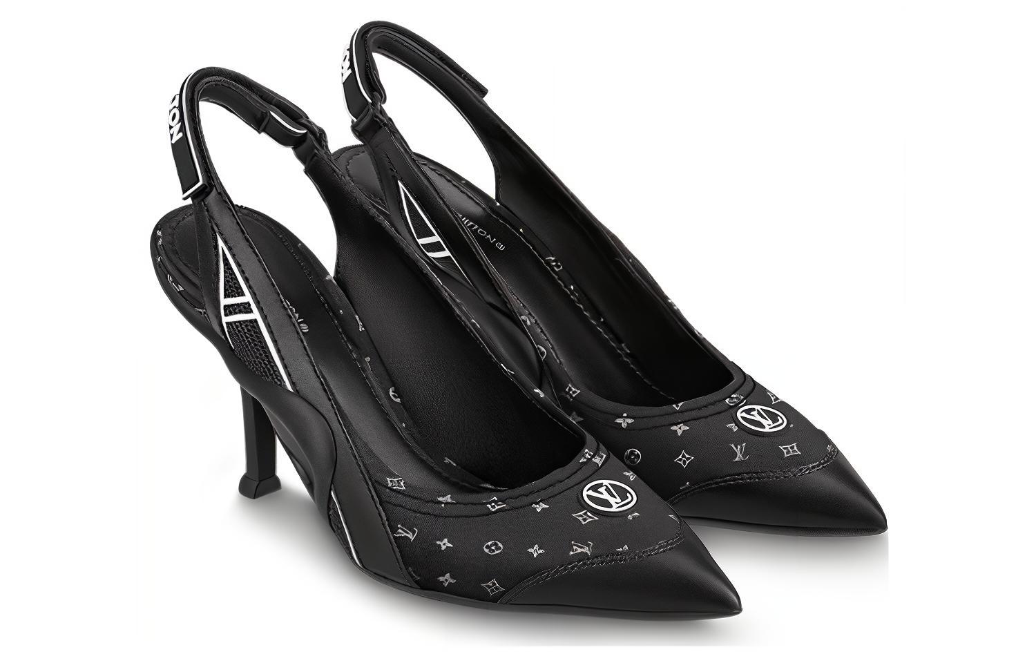 Lookbook (W) Louis Vuitton Tacón de Aguja Punta Fina 9cm 'Negro' 1ABH9L
