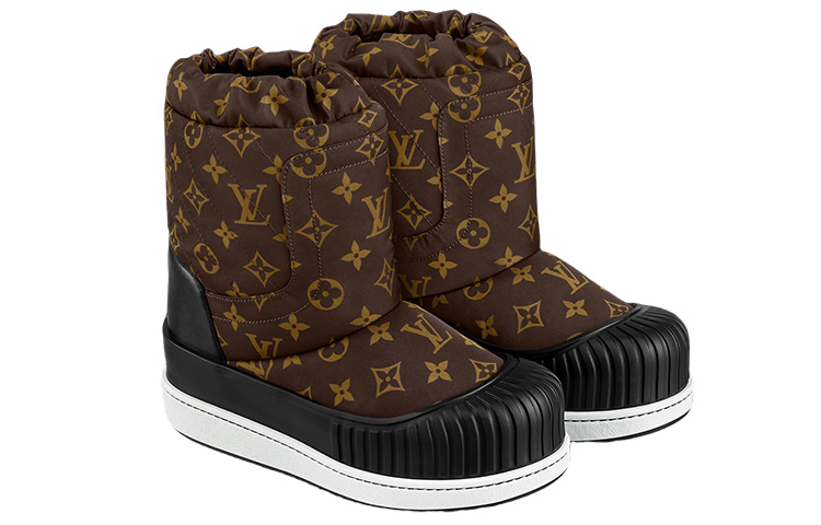 Lookbook (W) (女性用) ルイ・ヴィトン ポーラーブーツ 'ブラウン' 1A85QD 1A85QD