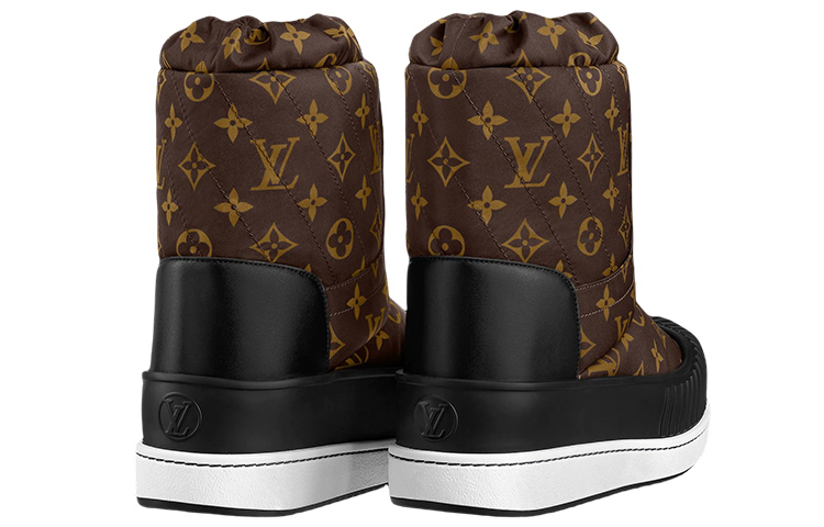 Shop (W) (女性用) ルイ・ヴィトン ポーラーブーツ 'ブラウン' 1A85QD 1A85QD
