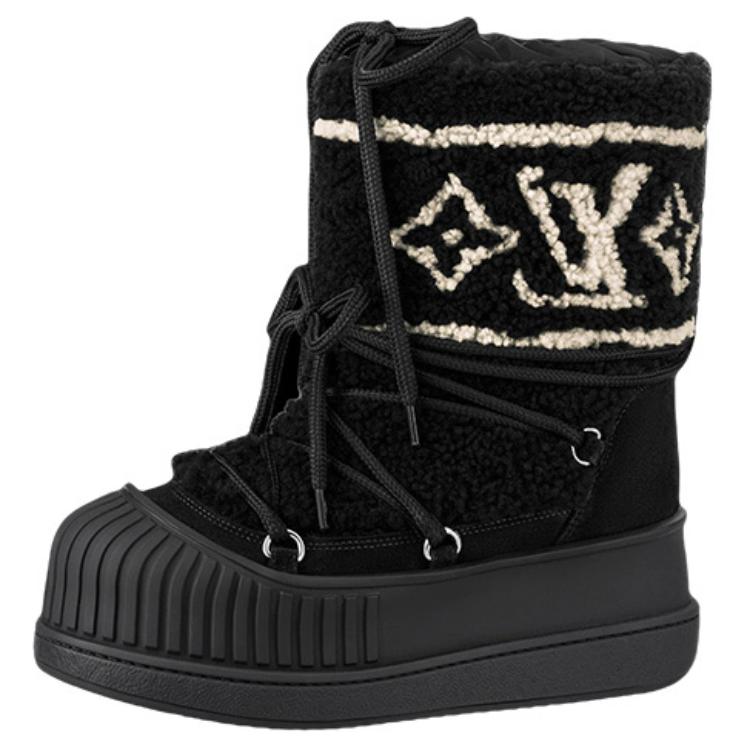 (Women) Louis Vuitton Polar Flat Boot 'Black' 1A9H0C