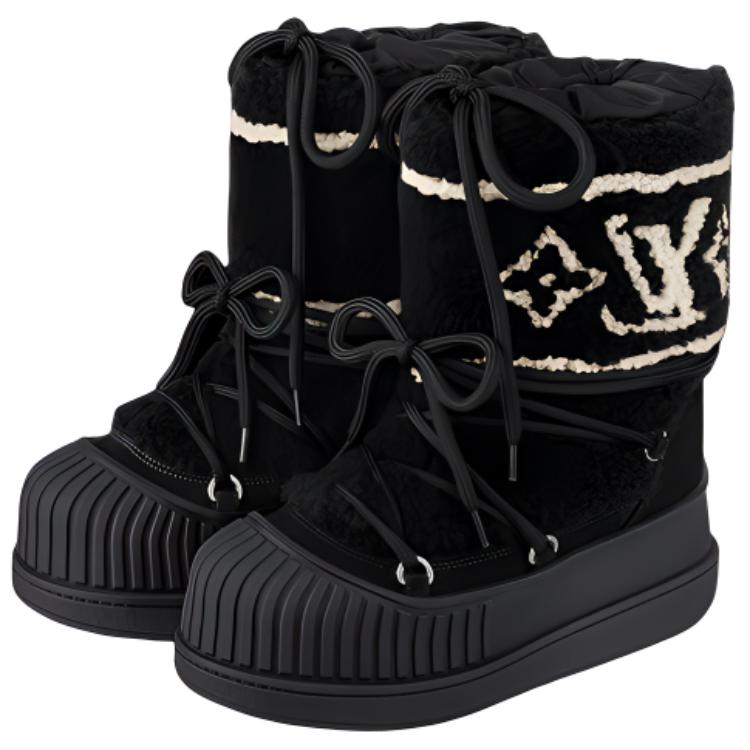 Lookbook (Women) Louis Vuitton Polar Flat Boot 'Black' 1A9H0C