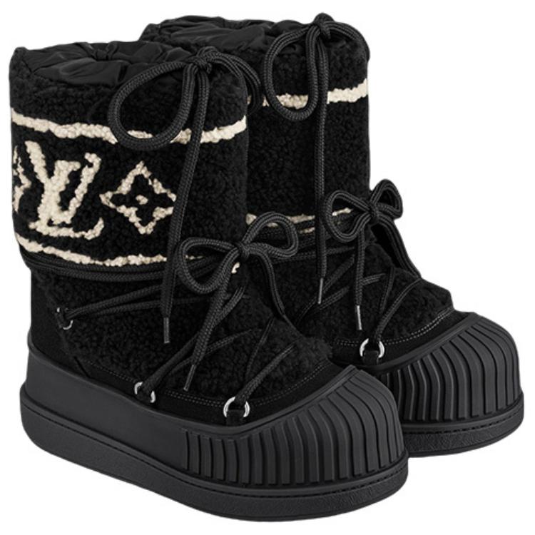 Shop (Women) Louis Vuitton Polar Flat Boot 'Black' 1A9H0C