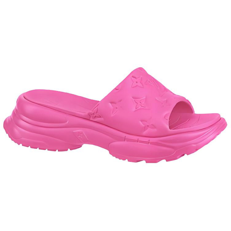 Order (W) Louis Vuitton Sandal Kolam 55 'Karet Tebal Ungu' 1AB3E2