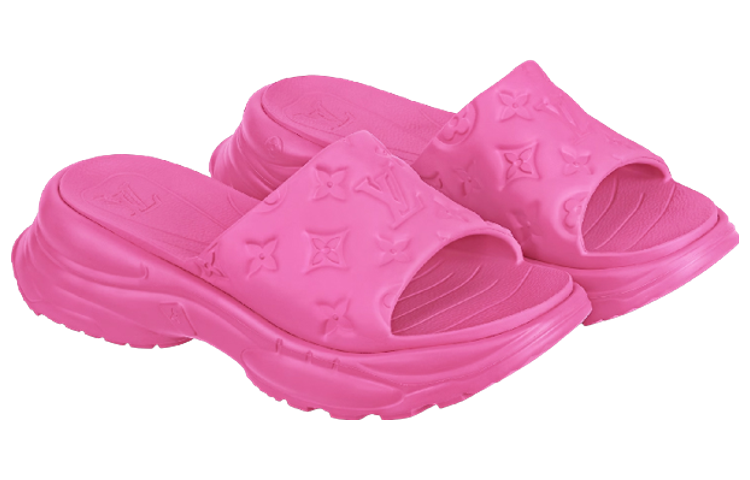 Lookbook (W) Louis Vuitton Sandal Kolam 55 'Karet Tebal Ungu' 1AB3E2