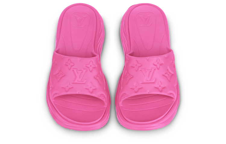 Shop (W) Louis Vuitton Sandal Kolam 55 'Karet Tebal Ungu' 1AB3E2