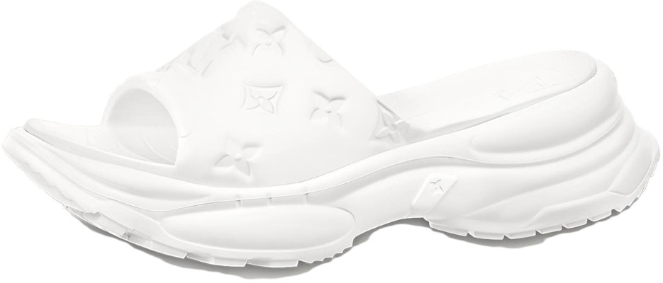 (Women) Louis Vuitton Pool 55 Line 'Rubber Platform Slide White' 1AB3FY Buy (Women) Louis Vuitton Pool 55 Line 'Rubber Platform Slide White' 1AB3FY