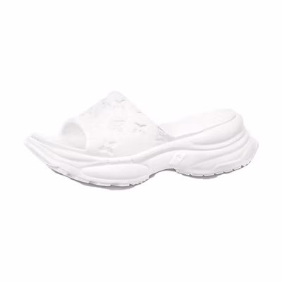 (W) LV Pool 55 Line 'Rubber Platform Slide White'