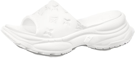 (Women) Louis Vuitton Pool 55 Line 'Rubber Platform Slide White' 1AB3FY (Women) Louis Vuitton Pool 55 Line 'Rubber Platform Slide White' 1AB3FY