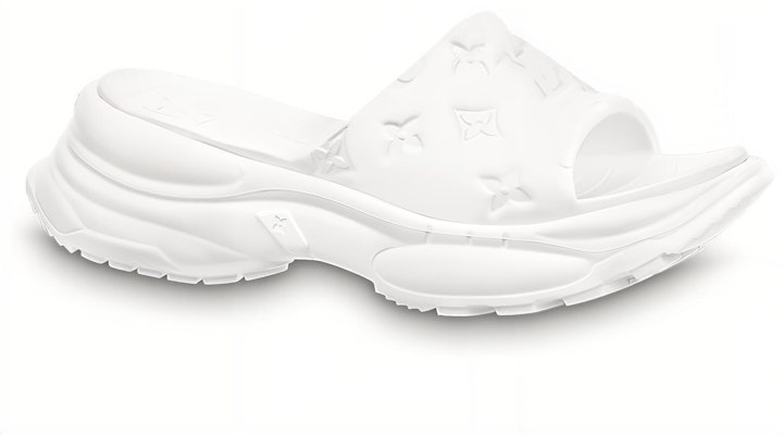 (Women) Louis Vuitton Pool 55 Line 'Rubber Platform Slide White' 1AB3FY Order (Women) Louis Vuitton Pool 55 Line 'Rubber Platform Slide White' 1AB3FY
