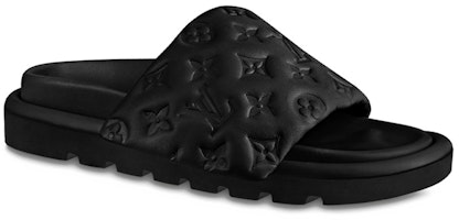 (W) 路易威登泳池黑色舒适枕头鞋 1AABKH Order (W) 路易威登泳池黑色舒适枕头鞋 1AABKH