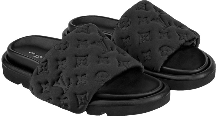 (Women) Louis Vuitton Pool Pillow Comfort 'Black' 1AA1EG Details for (Women) Louis Vuitton Pool Pillow Comfort 'Black' 1AA1EG