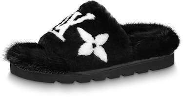 (Women) Louis Vuitton Pool Pillow Comfort 'Black and White' 1A9BZI (Women) Louis Vuitton Pool Pillow Comfort 'Black and White' 1A9BZI