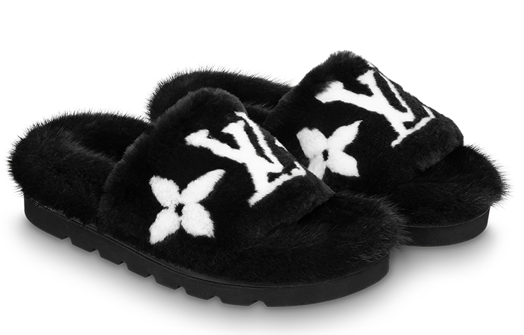 Lookbook (W) Louis Vuitton Pool Pillow Comfort 'Hitam dan Putih' 1A9BZI