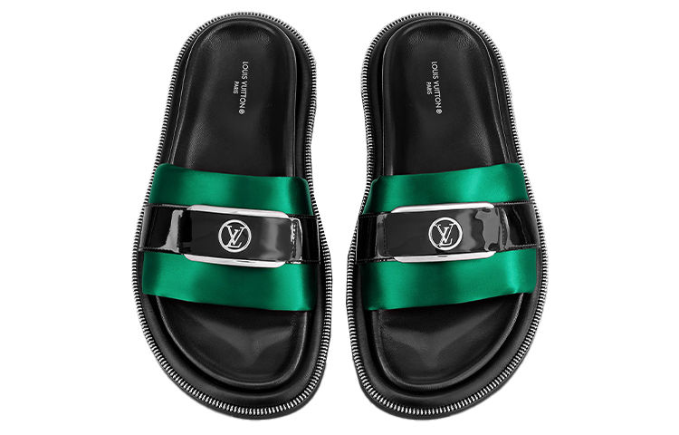 Purchase (W) Louis Vuitton Pool Pillow Comfort 'Hitam Hijau' 1AA0SX