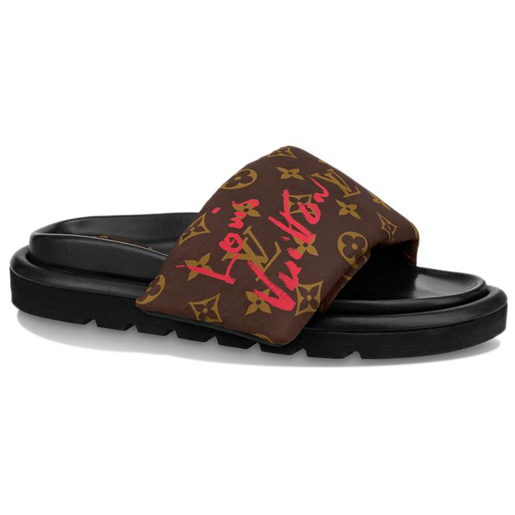 Order (W) Louis Vuitton Pool Pillow Comfort 'Coklat Grafiti' 1A96N6