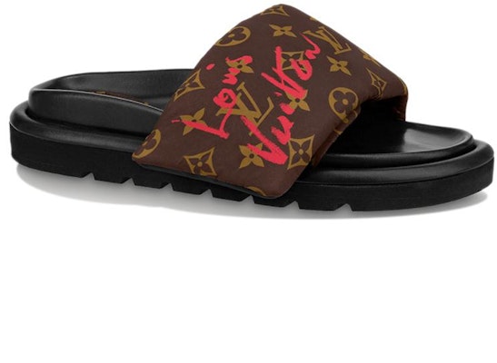 (Women) Louis Vuitton Pool Pillow Comfort 'Brown Graffiti' 1A96N6 Order (Women) Louis Vuitton Pool Pillow Comfort 'Brown Graffiti' 1A96N6