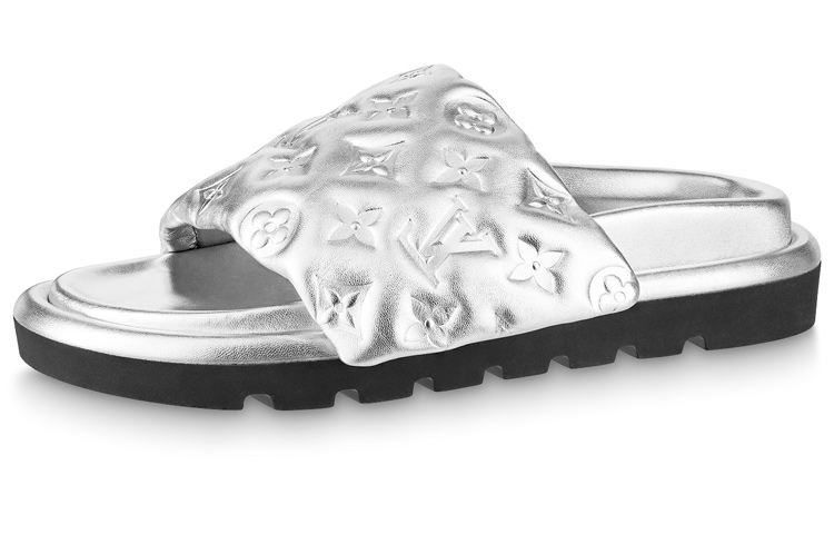 (Women) Louis Vuitton Pool Pillow Comfort 'Silver' 1AACEI