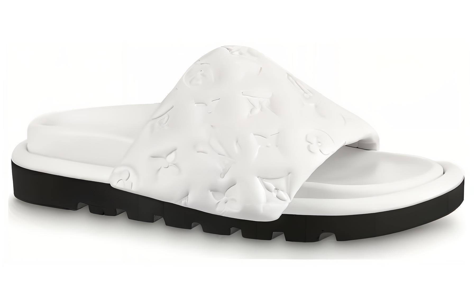 Order 路易威登 Pool Pillow Comfort 時尚休閒拖鞋 女款 白色