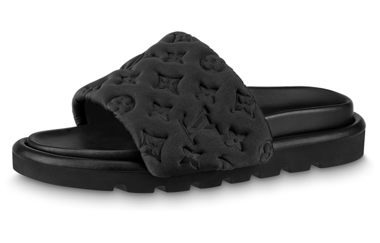 (Women) Louis Vuitton Pool Pillow Comfort Mule 'Black' 1AB1NX