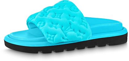 (Women) Louis Vuitton Pool Pillow Comfort Mule 'Blue' 1AB1MO (Women) Louis Vuitton Pool Pillow Comfort Mule 'Blue' 1AB1MO