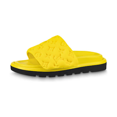 (W) LV Pool Pillow CMFT Mule 'Yellow'